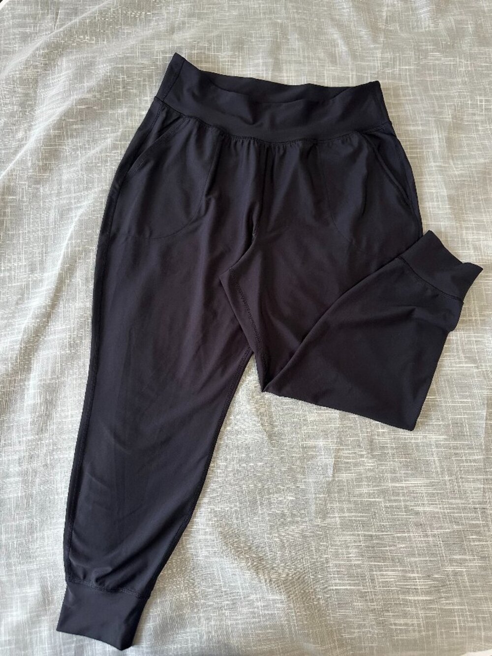 Old Navy Active PowerSoft Black Joggers XL